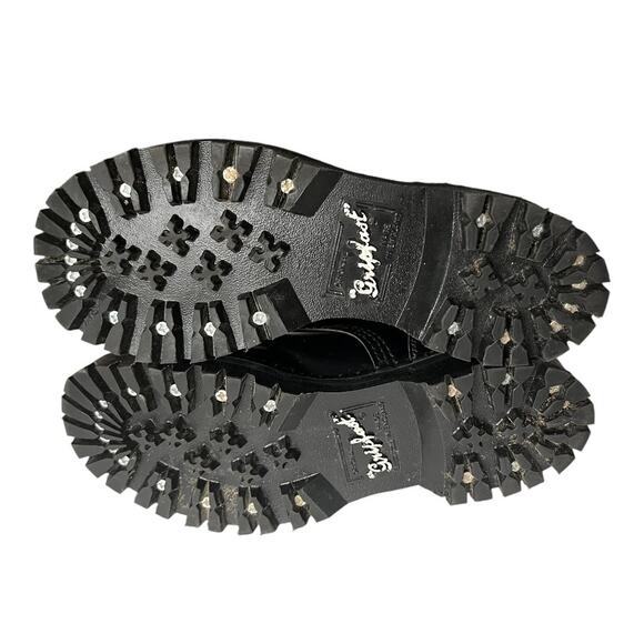 Original Gripfast Black Cap 6 Eye Steel Toe Leather Combat Boots Size 3.5 UK - Picture 11 of 14